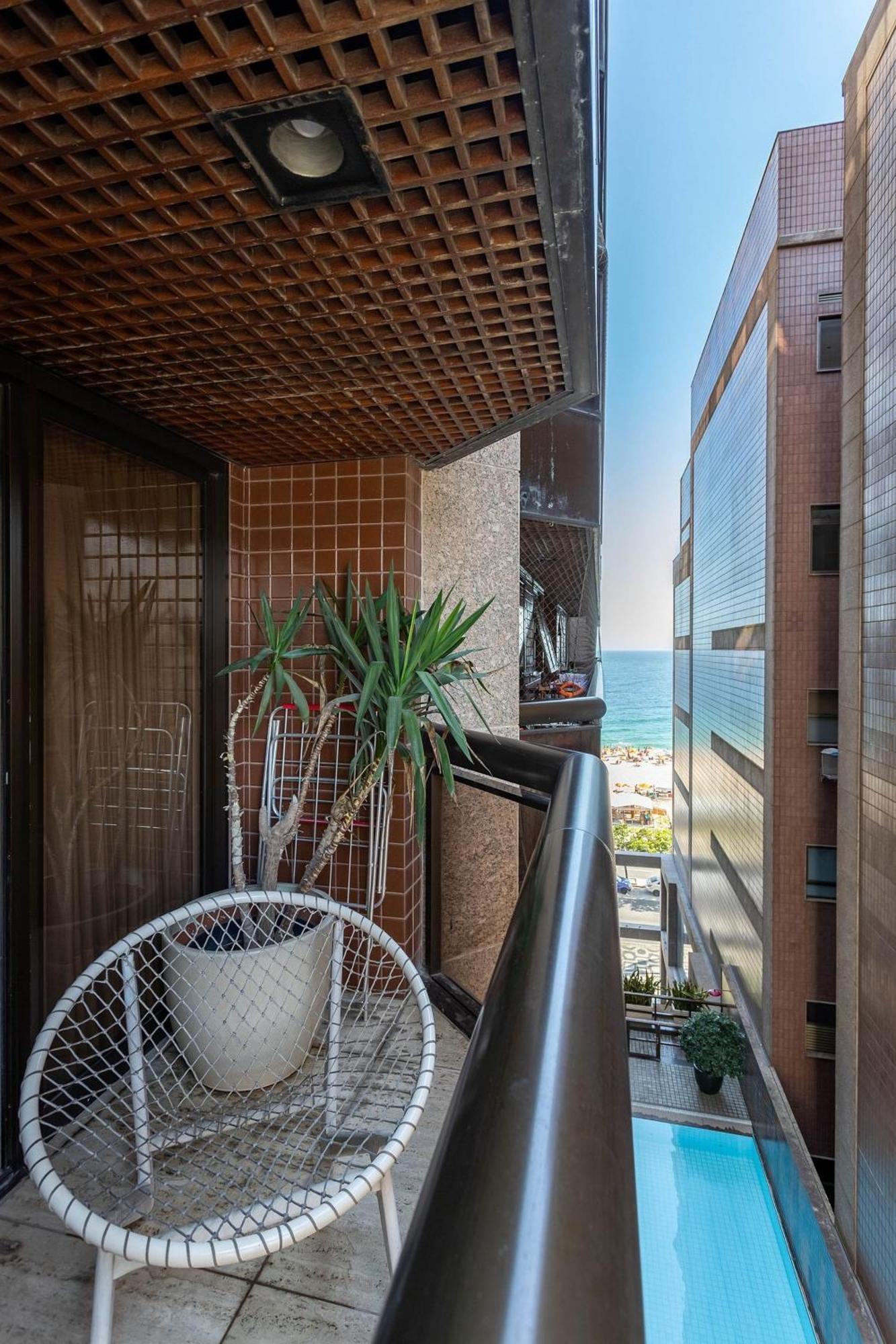 Apartamento Moderno em Prédio à Beira-mar na Praia de Ipanema Rio de Janeiro Exterior foto