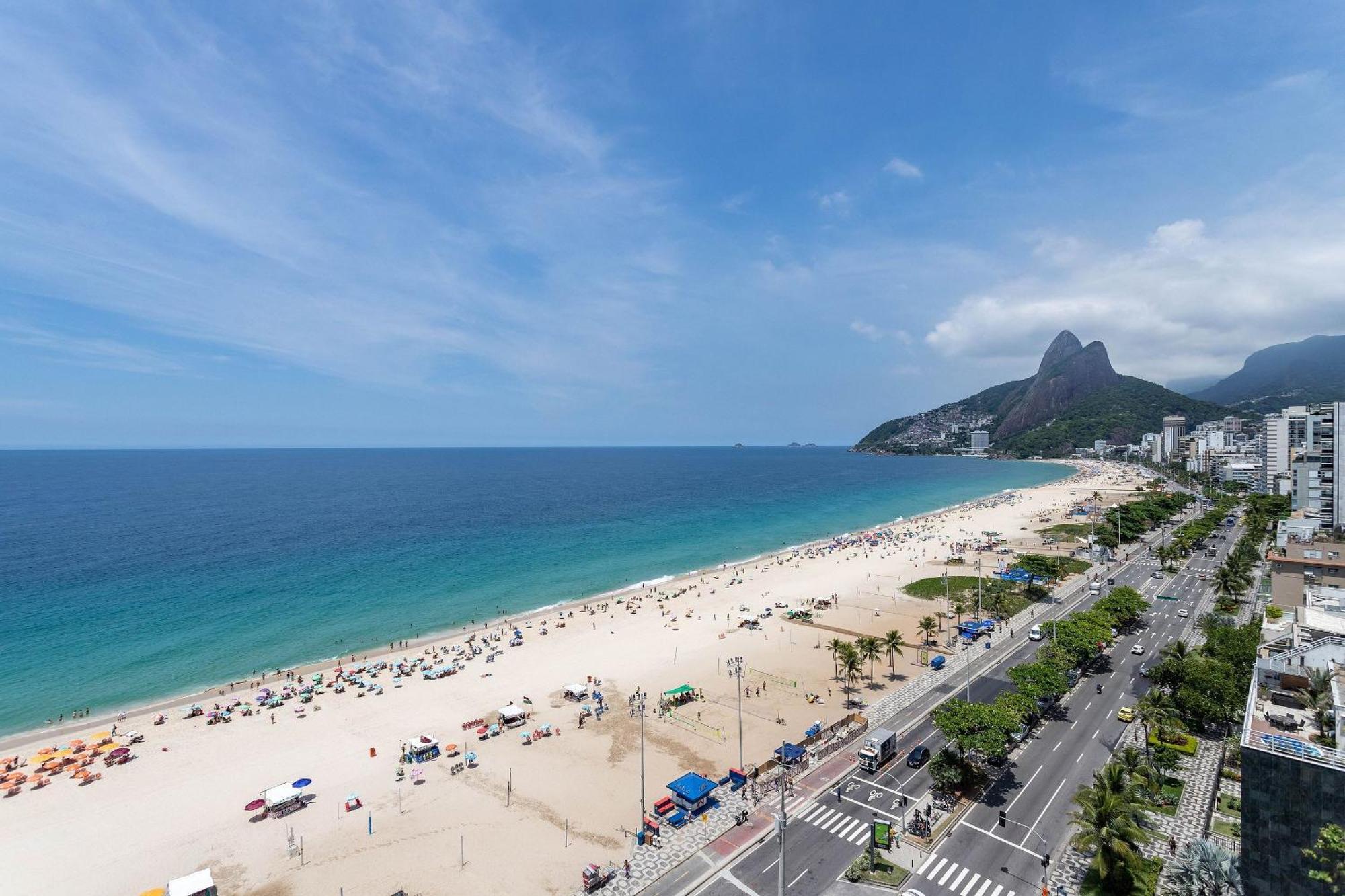 Apartamento Moderno em Prédio à Beira-mar na Praia de Ipanema Rio de Janeiro Exterior foto