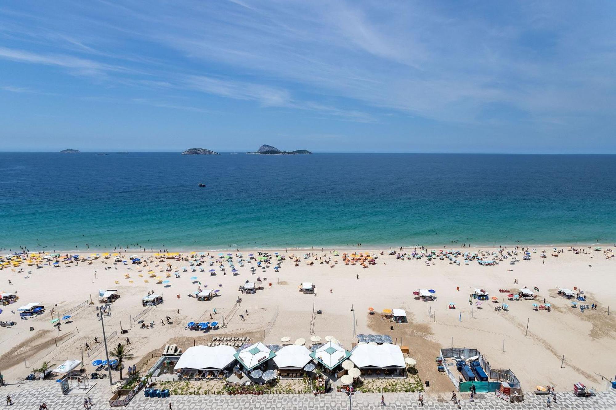 Apartamento Moderno em Prédio à Beira-mar na Praia de Ipanema Rio de Janeiro Exterior foto