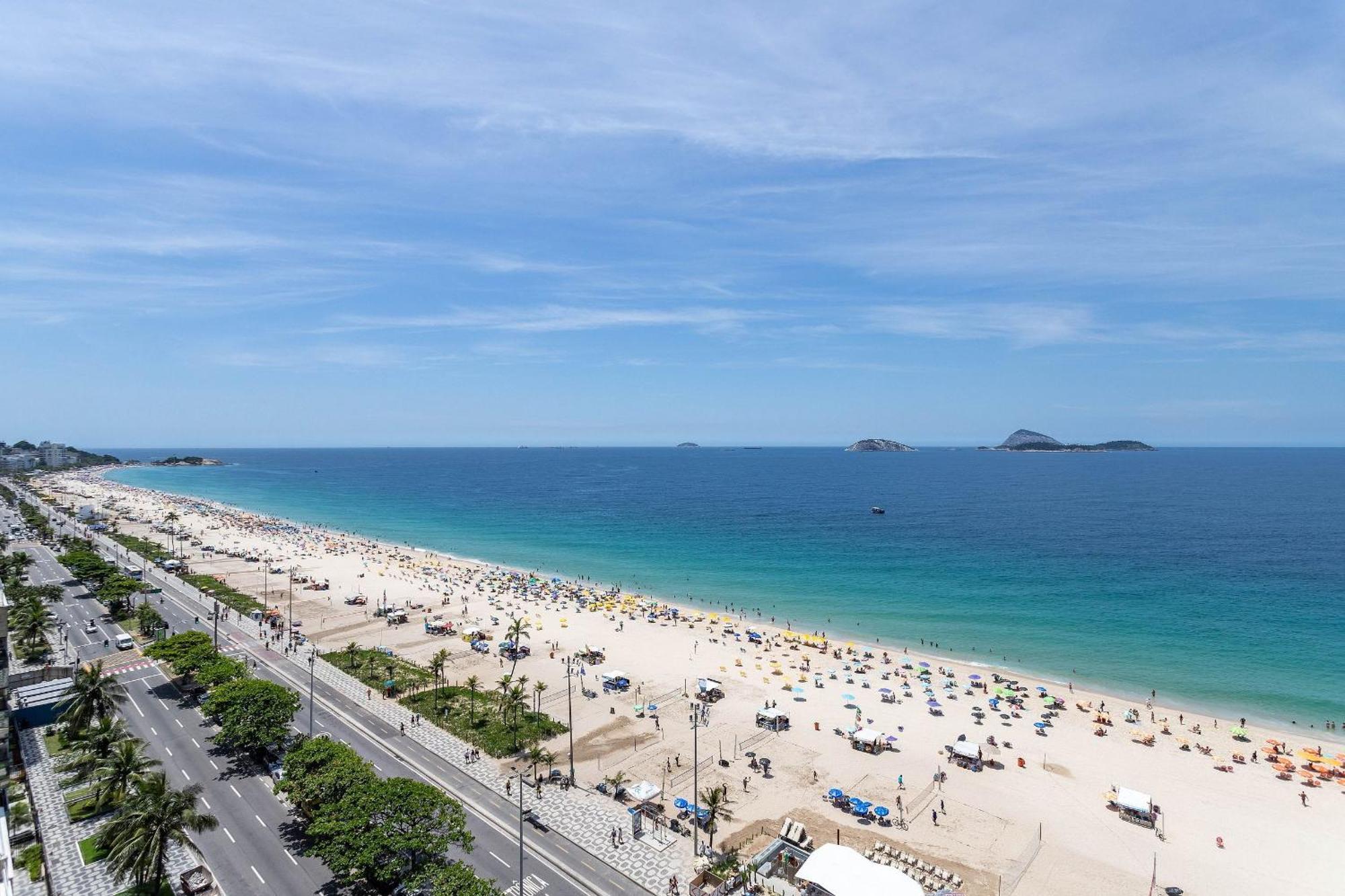 Apartamento Moderno em Prédio à Beira-mar na Praia de Ipanema Rio de Janeiro Exterior foto